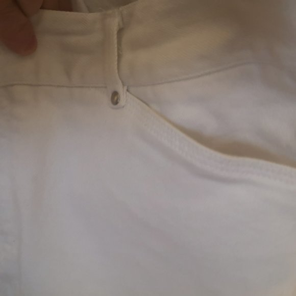 Tahari white cotton mini skirt - Picture 5 of 11